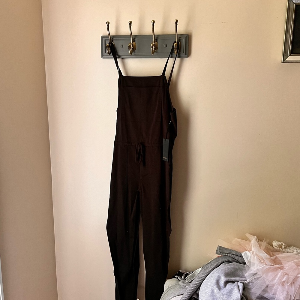 Cute black brand new cotton jumpsuit